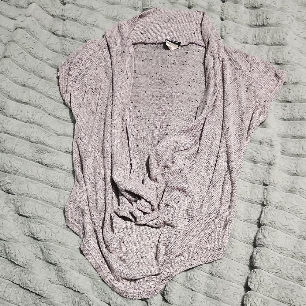 Vanity Gray Shrug Sweater Poncho